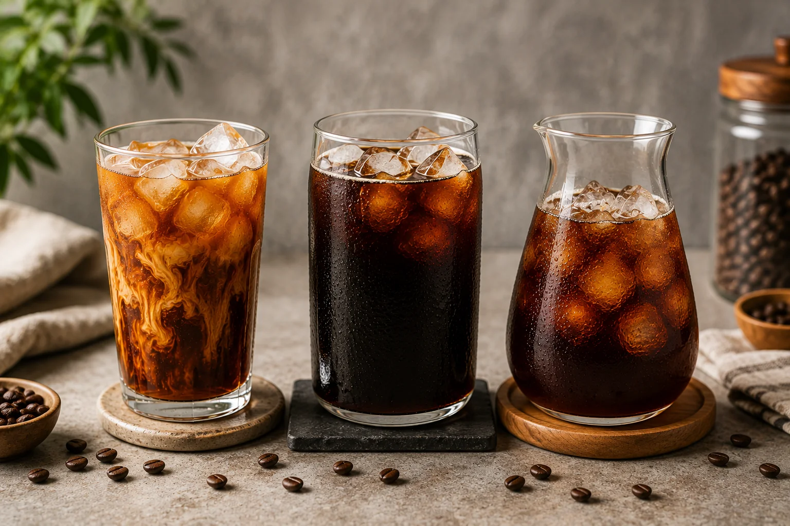Три способа приготовления холодного кофе — iced coffee, cold brew и flash brew