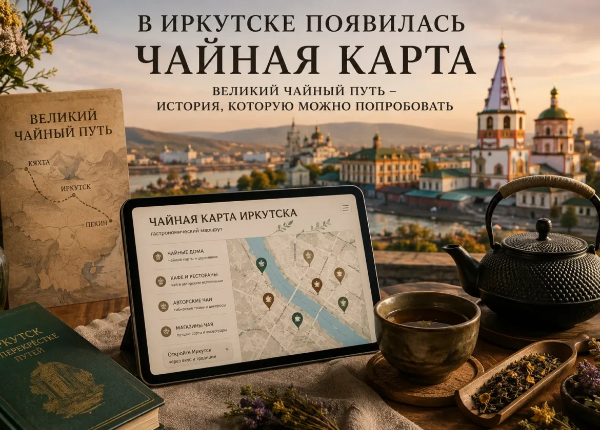 Чайная карта Иркутска и Великий чайный путь